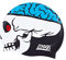 Zoggs Gorro de natación, Juventud Unisex, Cráneo, 6-14 Años