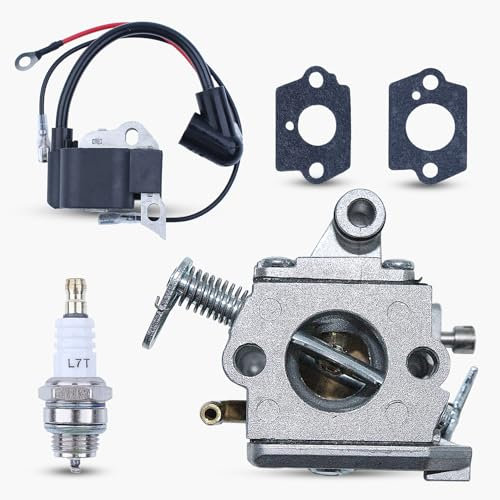 Haishine C1Q-S57B Vergaser Zündspule Set mit Dichtung Zündkerze für Stihl 017 018 MS180 MS170 Accessoires Ersatzteile