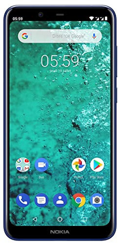 Nokia 5.1 Plus Dual SIM 32GB 3GB RAM TA-1075 Bleu SIM Free