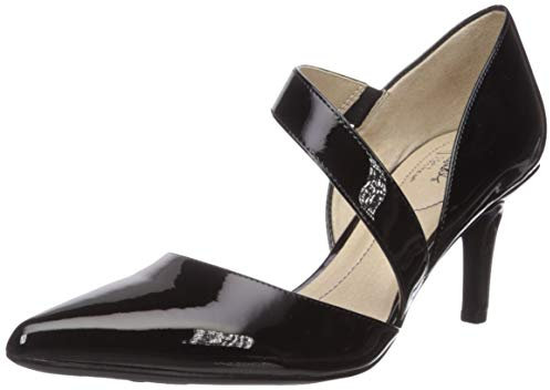LifeStride Damen Suki Pump Pumps, Schwarzer Lack, 38.5 EU