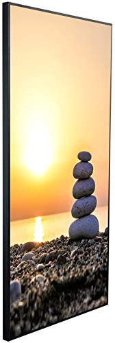 Ecowelle Infrarotheizung mit Bild | 750 Watt | 60x120 cm | Infrarot Heizung| | Made in Germany| k 54 Wellness gelb