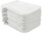 PHOGARY 10 Piezas Manoplas de Baño Guantes para Lavarse Tamaño, 15x21cm, Color Blanco