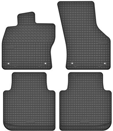 edecor Gummimatten Automatten Gummifussmatten Gummi Fußmatten Satz Set für VW Tiguan II Allspace ab Bj. 2017