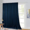 StangH Samtvorhänge, marineblau, Raumverdunkelung, Schiebetürvorhänge, Theater, wärmeisoliert, große Fenstervorhänge für Wohnzimmer, Esszimmer, Hotel, Raumteilung, B 100 x L 96, 1 Panel