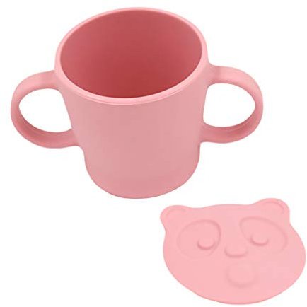 Toddmomy 1stk Baby-lernbecher Kleinkind Becher Baby-trinkbecher Trainingsbecher Für Kleinkinder Baby Offene Tasse Offene Tasse Mit Henkeln Anti-Fall Kieselgel Unzerbrechlich
