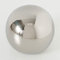 Rostalgie Steingut Deko - Kugel Silber D15 cm Tischdekoration Edel Modern