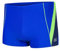 Aqua Speed Diego Jungen Badehose | Schwimmhose | 140-158 cm | Modern UV-Schutz | Chlor resistent | Kordelzug, Farbe:26 - H.Blau/H.Grün/Blau, Größe:146 cm