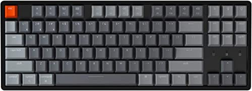 Keychron K8 Wireless Mechanical Keyboard Bluetooth/USB-C Keyboard RGB Aluminum Frame Gateron G Pro Brown for Mac Windows Linux
