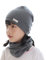VUCDXOP Baby Beanie Mütze Loop Schal Set Jungen Mädchen Beanie Hüte + Schlauchschal 2er Set, Herbst Winter Weich Baumwolle Beanie Mütze Hut Halstuch Nackenwärmer Rundschal Halstuch Set