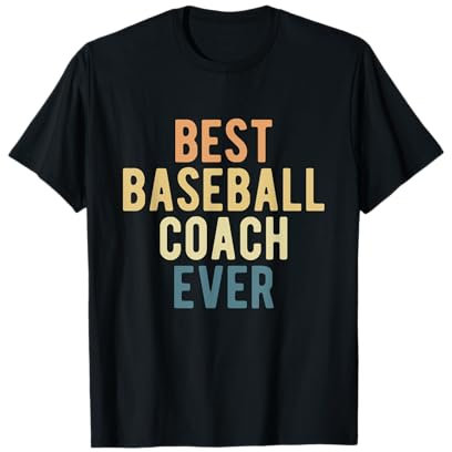 Der beste Baseballtrainer aller Zeiten T-Shirt
