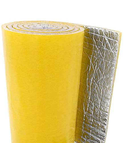 Aislante térmico autoadhesivo para coches, furgonetas, camper, caravanas (5 m x 1,20 m) - Aislamiento con cara adhesiva para fácil colocación