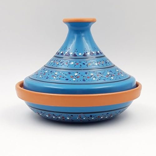 Tajine individuel évasé Marrakech Bleu - D 22 cm