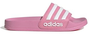 adidas ADILETTE SHOWER SLIDES KIDS, Sandale glissante Unisexe Enfants, bliss pink/ftwr white/bliss pink,