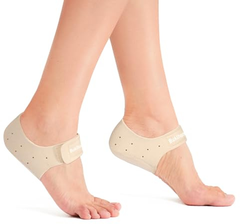 Bukihomefers Fußprotektoren - Frauen & Männerfers Spur-Schmerzlinderung mit Insert Pad für Achilles-Tendinitis & Trockene, gerissene Fersen, EU Größen 36-41