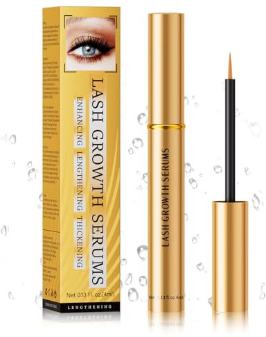 Landrain 4ml Wimpern Lash Serum Schnell Wachstum, Wimpernserum ohne Hormone für Long Lashes, lash
