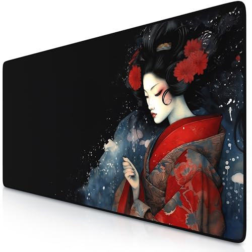 TITANWOLF Tapis de Souris Gaming XXL 900x400mm, Mouse Pad Mat, sous-Main Bureau Gamer Extra Large en Tissu, Base antidérapante, Haute précision et Vitesse, pour Souris claviers Roccat Razer Logitech