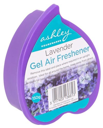 1x Lavender 150g Gel Air Freshener - Strong Home Bathroom Toilet Bedroom Kitchen Room Fragrance Fresheners Odour Eliminator Neutraliser - By Ashley