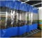 ZHFENGZHUZ Rideaux De Séparation De Garage Panneaux De Vinyle Industriels Bâche Transparente avec Piste Droite Cloison De Séparation en Bâche pour Pergola, Porche, Gazebos(Size:4x3m,Color:Côté Bleu)