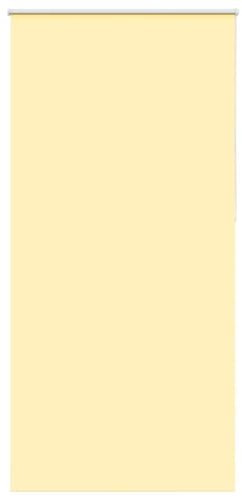 vidaXL Estor Enrollable Opaco Amarillo 90x230 cm Tela Ancho 85,7 cm, Estor día y Noche, Estor de Cocina, Estor Opaco Enrollable, Estor Opaco