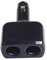 Adjustable Car Charging 2 In 1 Double Socket Power Adapter With Beautiful LED Lighting For 12V/24V Vehicles