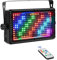 ZKYMZL Strobe Lichter 288 Stück RGB 3-in-1 LED Bühnenlichter DJ-Lichter DMX-Beleuchtung mit Fernbedienung & Klangaktivierung für Konzerte, Partys, Kirchen, Hochzeiten, Clubs (1 Stück)