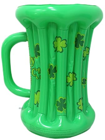 Cubo de hielo inflable, jarra de cerveza hinchable para bebidas con bolsa nevera para Oktoberfest, recipientes portátiles grandes para bebidas, decoración para fiestas, barbacoa y piscina
