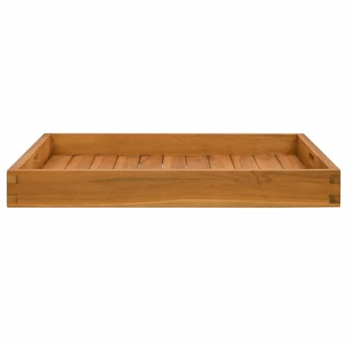 Generico Vassoio da Portata 60x60 cm in Legno Massello di Teak