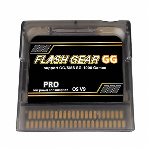Flash 500 in 1 cartuccia di gioco V3 per Sega Game Gear GG Console | 500 giochi inclusi, versione V3, compatibile con GG, carrello multi-gioco, Plug and Play
