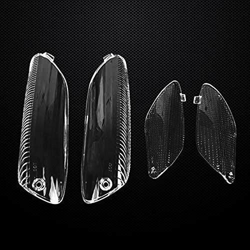 Auzkong Blinkerglas, Blinker Glas, Blinkergläser, Blinkerleuchten, Blinkerglas vorne links klar Kompatibel mit Aprilia RSV1000 RSV4R 2004-2008 - 4 Stück