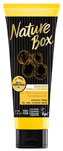 Nature Box Handcreme Macadamia-Öl, 1er Pack (1 x 75 ml)