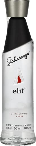 Stolichnaya Elit Ultra Luxury Vodka Miniature - 5cl Single Bottle