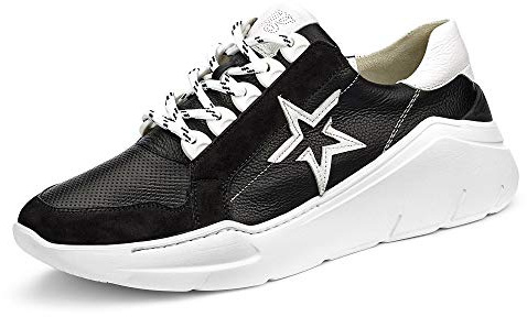Paul Green 4876 Damen Sneakers Schwarz/Weiß, EU 38
