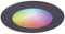 HOFTRONIC Aura - Smart Home LED Einbaustrahler Schwarz - RGBWW 16,5 Millionen Farben - 12W 1050lm Extra hell - Deckenspots Rund Ø108mm - WiFi + Bluetooth - Alexa, Google Home & Siri