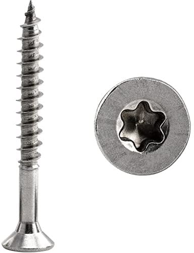 Spanplattenschrauben 5x140 mm Holzschrauben Torx Schrauben Holz (20 Stück) Universalschrauben Selbstschneidende Schrauben Edelstahl FASTON®