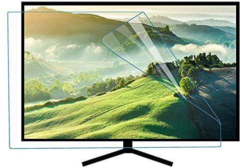 Anti Blue Light Filter Protector for Pc Computer Screen, 43 Inch Screen Protector for Eyes, Matte Anti-glare Film, No Bubble Anti-scratch Injury, for Lcd Monitors, Tvs, Pcs,Matte-43inch(942x529MM)