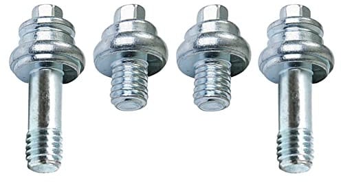 Orifort Side Post Battery Terminal Bolt Stud, 3/8 Standard Battery Side Post Extender Stud for GM Post (2 Pairs)