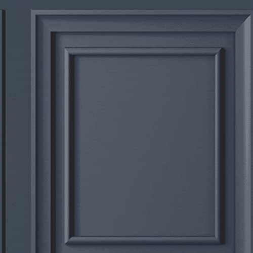 Laura Ashley Redbrook Wood Panel Dark Seaspray Wallpaper