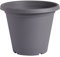 Clever Pots Kunststoff-Pflanztopf, 30cm Außen- oder Innentopf mit Entwässerungslöchern, leichtes und wetterfestes Pflanzgefäß für Blumen und Pflanzen, ideal für Garten, Terrasse & Veranda, Holzkohle
