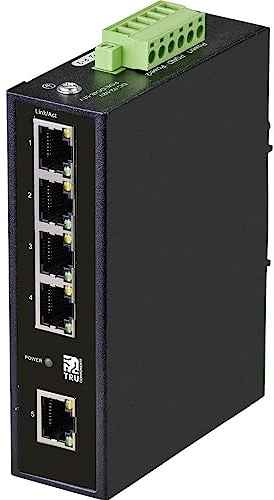 TRU COMPONENTS TC-9744164 Industrial Ethernet Switch 1+4 Port 10 / 100 MBit/s