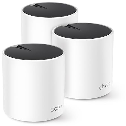 TP-Link Deco X25 AX1800 - Sistema Wi-Fi 6 para todo el hogar, 2 puertos, 2.4 GHz/5 GHz