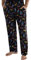 Marvel Comics Men's Spiderman Classic Comic Allover Print Loungewear Pajama Pants, Black, 4XL