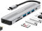 USB C Hub with 100W PD Port, 7-in-1 Type C Hub with 4K HDMI Adapter, 1 USB 3.0 Port & 2 USB 2.0 ports, SD/TF Card Reader, USB C Multiport Docking Station for MacBook Pro, Chromebook, XPS, and others