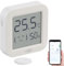 infactory Thermometer: Mini-Thermo-/Hygrometer, Komfort-Anzeige, LCD-Display, Bluetooth, App (Fenster-Thermometer, Thermo Hygrometer Digital Mini, Temperatursensoren)