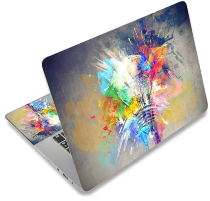 Calcomanía para laptop, 11.6 pulgadas, 12 pulgadas, 13.3 pulgadas, 14 pulgadas, 15.4 pulgadas, 15.4 pulgadas, 15.4 pulgadas, 15.6 pulgadas, funda de vinilo universal para portátil Netbook, protector