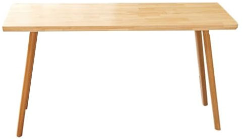 Langer Tisch aus Massivholz Einfacher Computertisch Wohnzimmertisch Glatt poliert und solide konstruiert Geeignet für eine breite Palette von Anwendungen (Color : Wood Colour, S : 100 * 40 * 75cm)