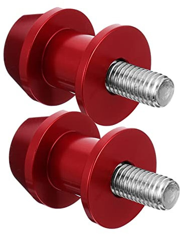 TINEASUR Elegant Motorcycle Accessories 2pcs Aluminum Screws for Lift Jack Swing Arm