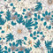 Blue Floral Wallpaper,44 x 300cm Self Adhesive Wallpaper White and Beige Flower Blue Leaf Plants Wall paper Peel and Stick Wall paper Self Adhesive Furniture Wrap for Living Room,Bathroom,Cabinets