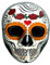 BaronHong Halloween-Maske, leuchtende LED-Maske, gruselige Masken, Maskerade, Cosplay-Kostüm, dekorativ für Männer und Frauen (Totenkopf-2623, M)