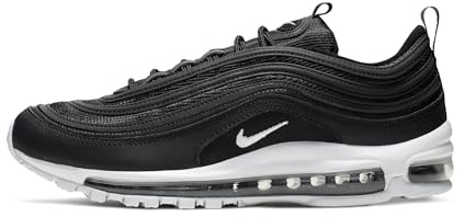 Nike Air Max 97 Herren Sneaker, schwarz/weiß, 46 EU