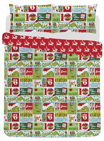 The Grinch Bettwäsche-Set für Doppelbett